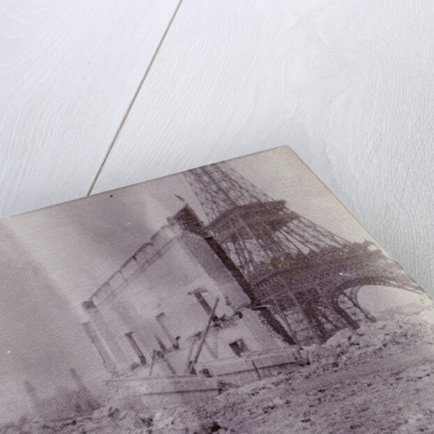 Breaking and building next to the Eiffel Tower, Paris, France by unknown