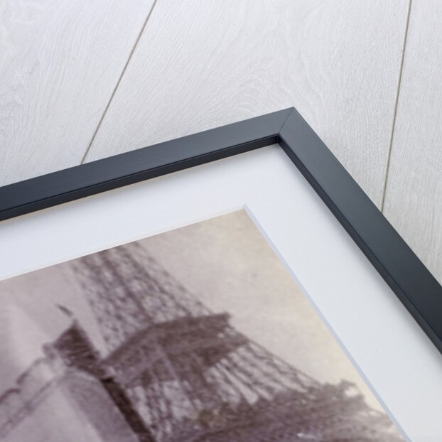 Breaking and building next to the Eiffel Tower, Paris, France by unknown