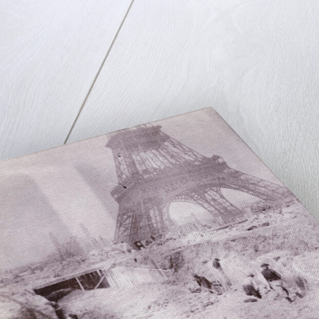 Breaking and building next to the Eiffel Tower, Paris France by Anonymous