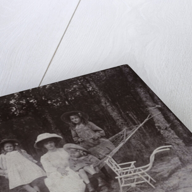 Three children of the photographer, Renée, Irène and Sacha by Henry Pauw van Wieldrecht