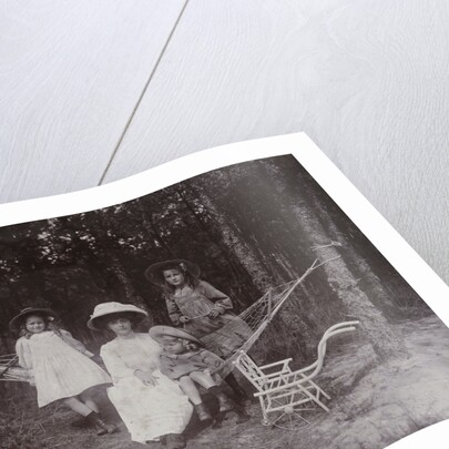 Three children of the photographer, Renée, Irène and Sacha by Henry Pauw van Wieldrecht