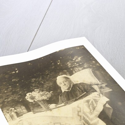 Portrait of Anna Cornelia Aletta Voombergh (1828-1913), the mother of the photographer by Henry Pauw van Wieldrecht