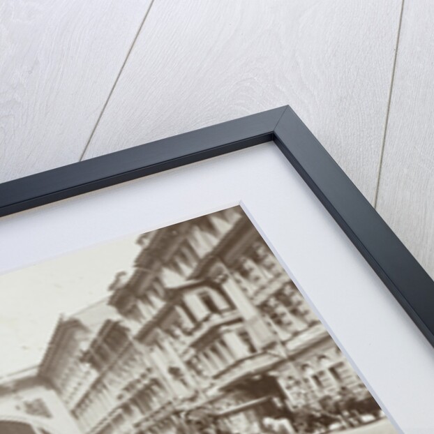 Coaches and hiker in Bolshaya Morskaya ulitsa, St. Petersburg by Henry Pauw van Wieldrecht