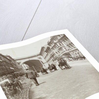 Coaches and hiker in Bolshaya Morskaya ulitsa, St. Petersburg by Henry Pauw van Wieldrecht