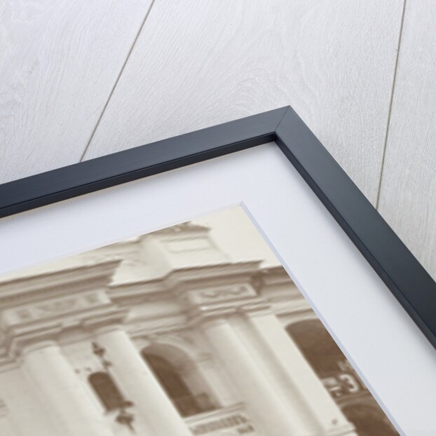 View of one of the entrances to the 18th-century department store Gostiny Dvor on Nevsky Prospekt in St. Petersburg, Russia by Henry Pauw van Wieldrecht