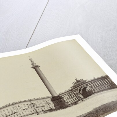 Building of the General Staff and the Alexander Column built at the Hermitage, St. Petersburg Russia by Anonymous