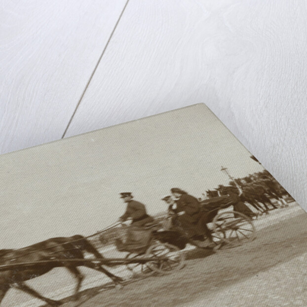 Russian orthodox priest in a car with a driver, Russia by Henry Pauw van Wieldrecht