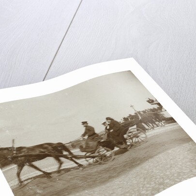 Russian orthodox priest in a car with a driver, Russia by Henry Pauw van Wieldrecht