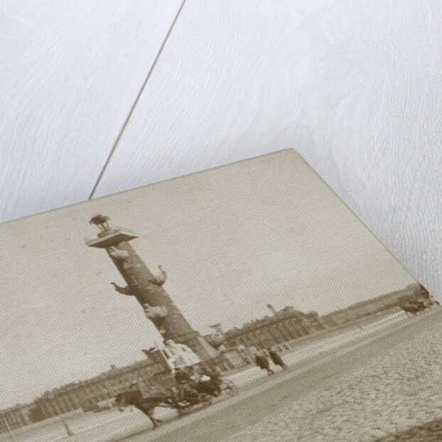 Column on the other side of the Neva in St. Petersburg, Russia by Henry Pauw van Wieldrecht