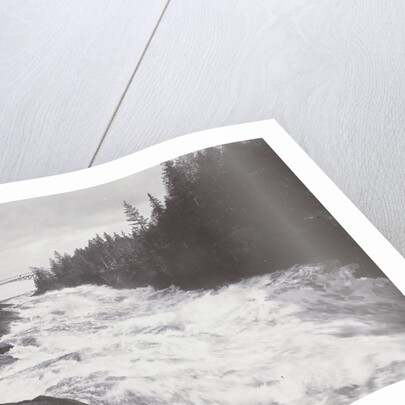 Rapids Imatra in Finland with a view of a bridge over the river by Henry Pauw van Wieldrecht