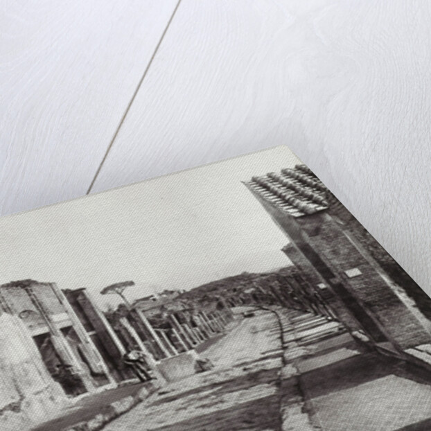Pompeii Strada della Abbondanza, Italy by Giorgio Sommer