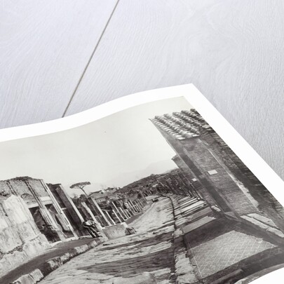 Pompeii Strada della Abbondanza, Italy by Giorgio Sommer