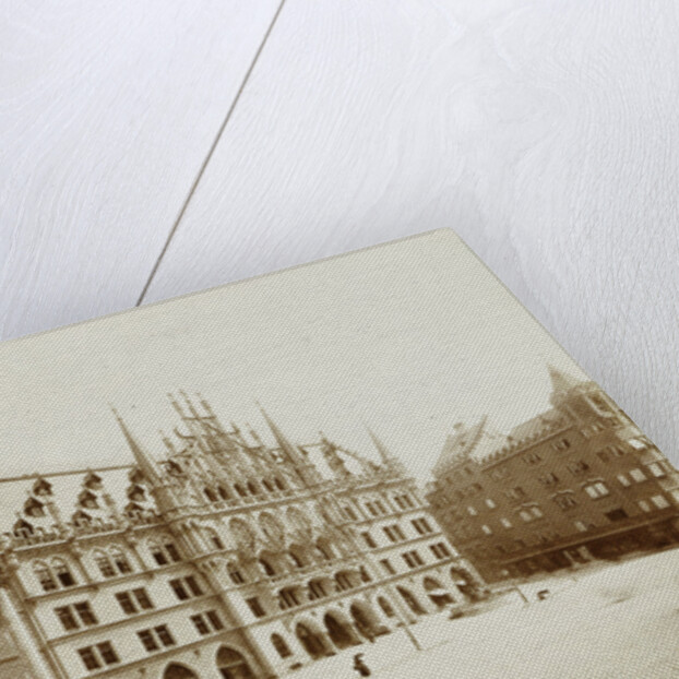 Neues Rathaus in Munich at the Marienplatz by Germany