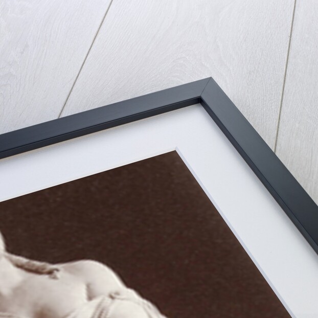 Marble statue of a woman wearing a toga by Louis-Emile Durandelle