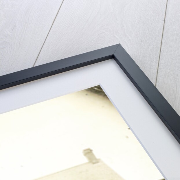 View of a wooden house with about nine people before or standing in doorways, United States by Anonymous
