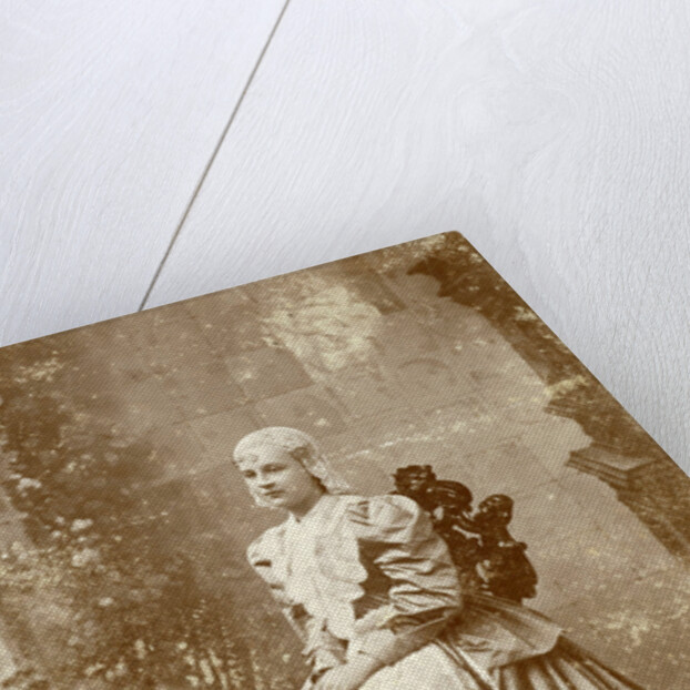 Portrait of Queen Wilhelmina in Frisian costume by Cornelis Bernardus Broersma