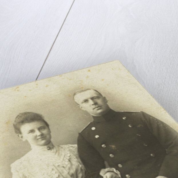 Engagement Portrait of Queen Wilhelmina and Prince Hendrik by Wegner & Mottu