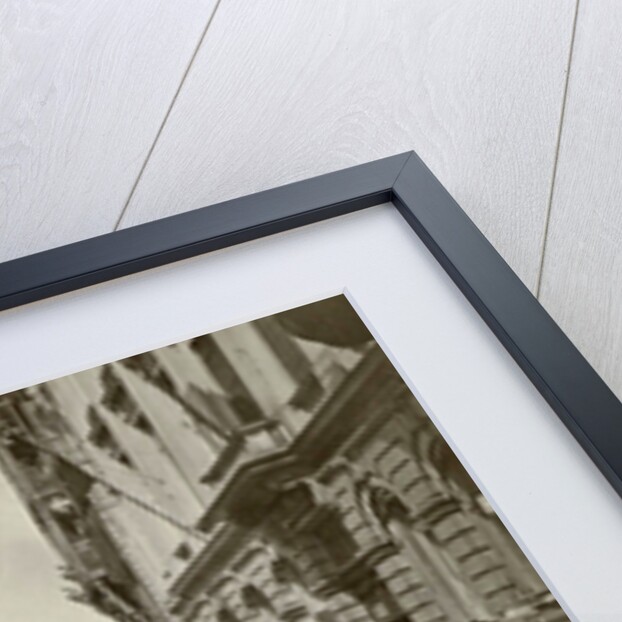 Rue Montagne de la Cour, Brussels, with the right The Old England Building, Belgium by Anonymous
