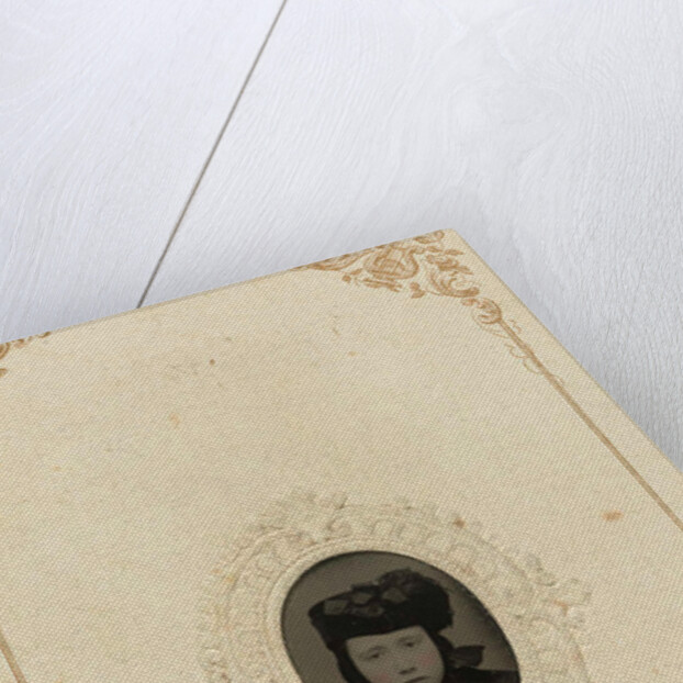 Portrait of a young girl by A.E. Alden