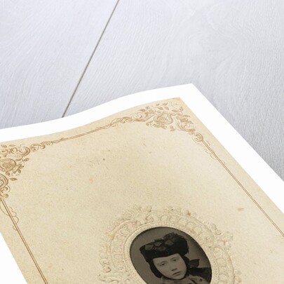 Portrait of a young girl by A.E. Alden