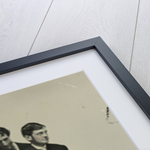 Group portrait of three women and five men by Edward M. Estabrooke