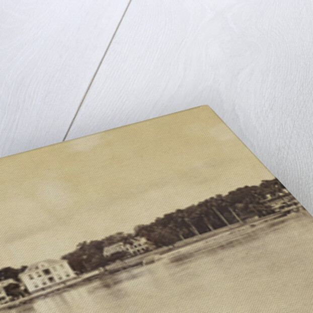 Panorama of the waterfront of Paramaribo, Suriname by Augusta Curiel