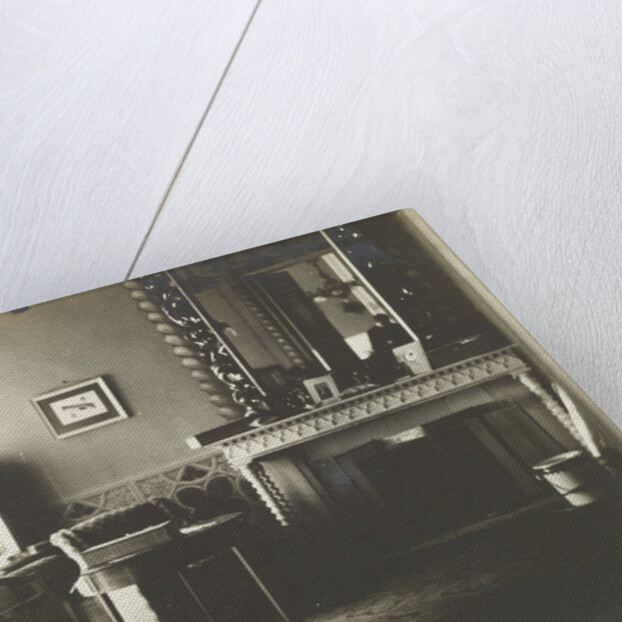 Interior of a bedroom by Anonymous