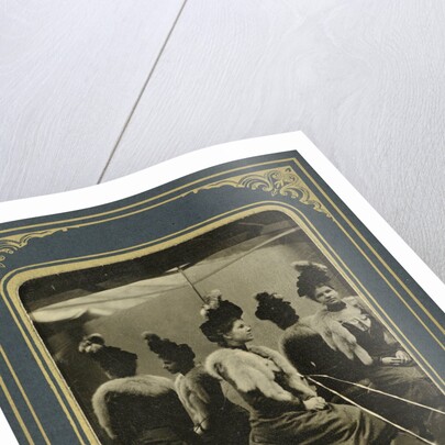 Portrait of Elsie DeWitt, posing in front of a mirror by A. Lincoln Myers