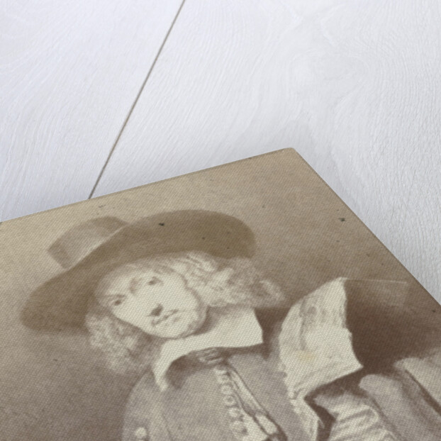 Engraving after Rembrandt's portrait of Jan Six, Gustav Schauer by Rembrandt Harmensz. van Rijn