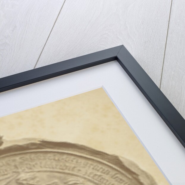 Seal of an unknown historical document, possibly referring to Charles the Bold by Maurits Verveer