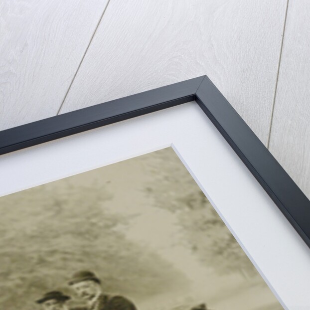 William and Henry Titus in Prospect Park, Brooklyn NY USA by American Photograph Company