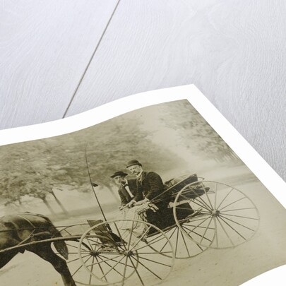 William and Henry Titus in Prospect Park, Brooklyn NY USA by American Photograph Company