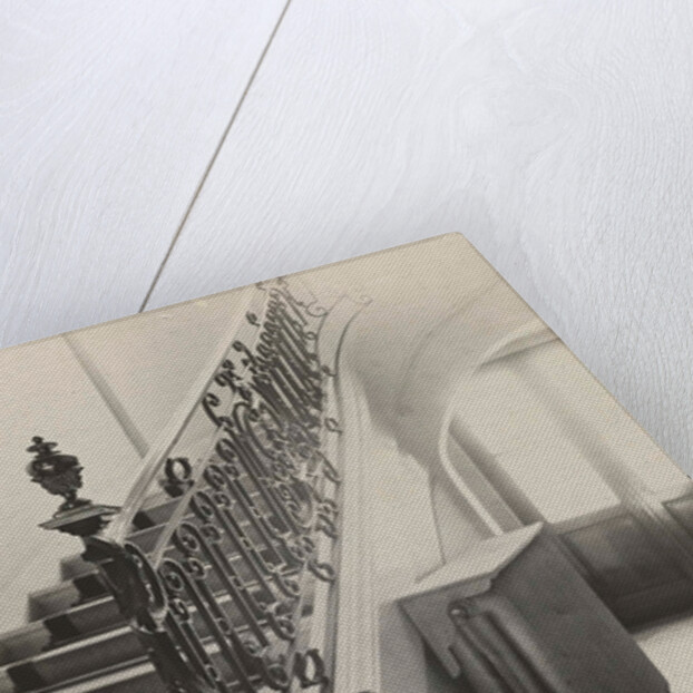 Interior with stairs by Anonymous