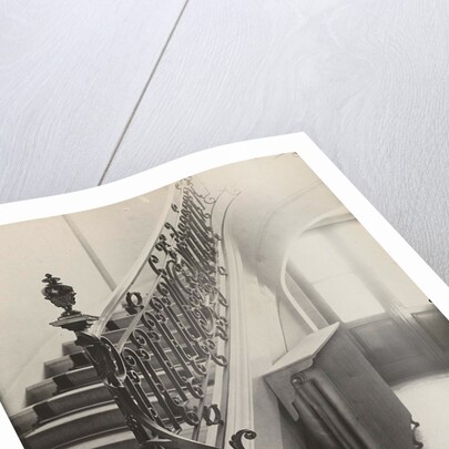 Interior with stairs by Anonymous