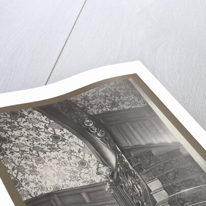 Interior with stairs by Anonymous