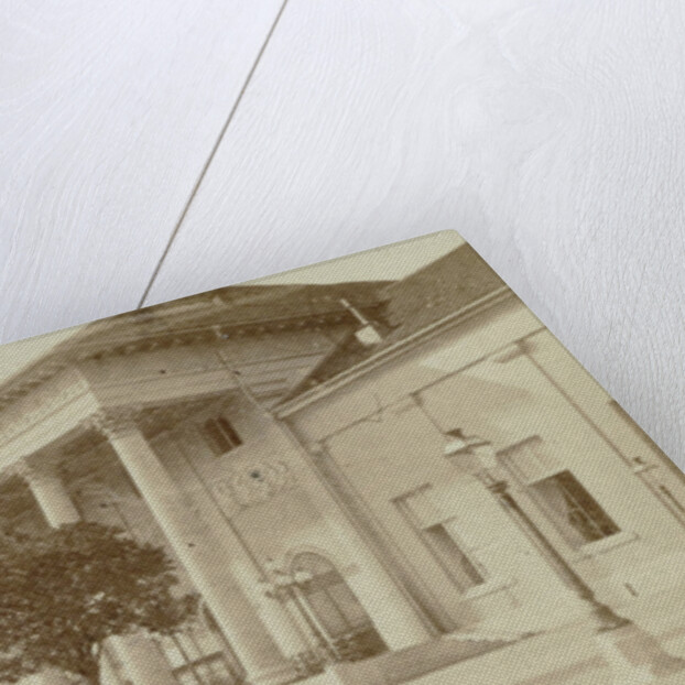 Square in unfamiliar city, France by Anonymous