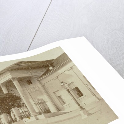 Square in unfamiliar city, France by Anonymous