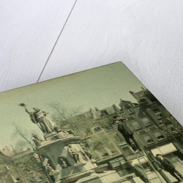 Statue of Virgin Netherlands, New Market, Rotterdam by Sebastiaan Alphonse Van Besten