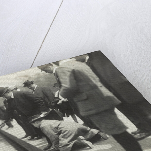 Toy Boat in a pond in Central Park, New York City, USA by Anonymous