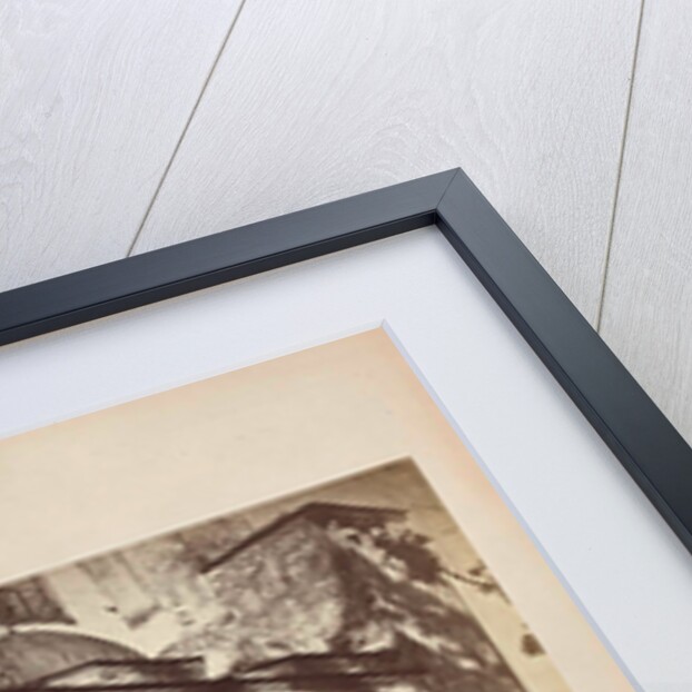 Portico van de Suleymaniye-moskee in Istanbul (Constantinopel). James Robertson by Felice Beato