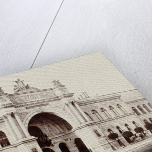 Palais de l'Industrie at the time of the 1855 Exposition Universelle in Paris France by Édouard Denis Baldus