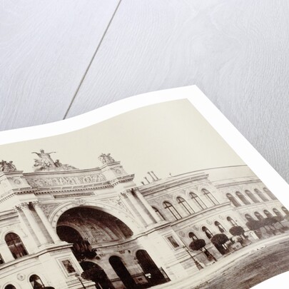 Palais de l'Industrie at the time of the 1855 Exposition Universelle in Paris France by Édouard Denis Baldus