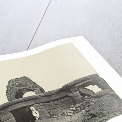 Temple of Amada, with cupola of a Coptic church, Egypt by Anonymous