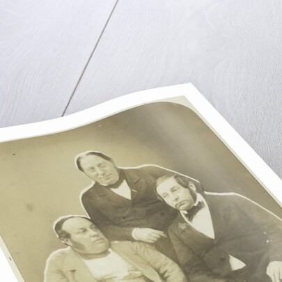 Portrait of Oppenheim, brothers in law of the photographer by Eduard Isaac Asser