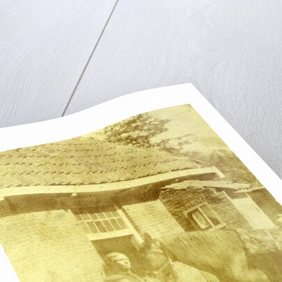 Portrait of a man with a horse and two boys by Eduard Isaac Asser