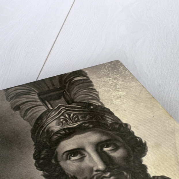 Portrait painting of Leonidas, King of Sparta by Eduard Isaac Asser