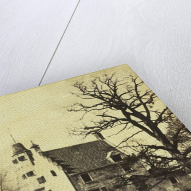 View house Oudaan Breukelen on the Vecht by Eduard Isaac Asser