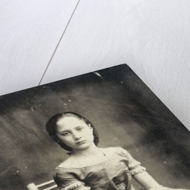 Portrait of a girl by Eduard Isaac Asser