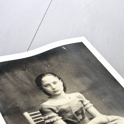 Portrait of a girl by Eduard Isaac Asser