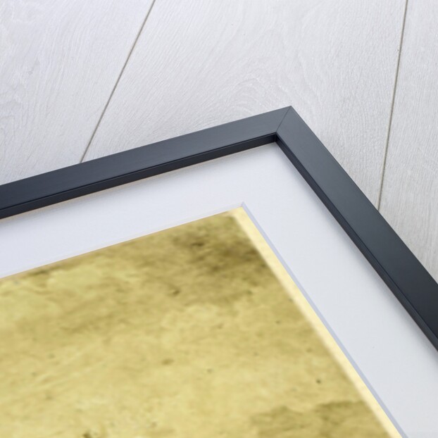 Drawing 'La mer calme with ship on calm water by Eduard Isaac Asser